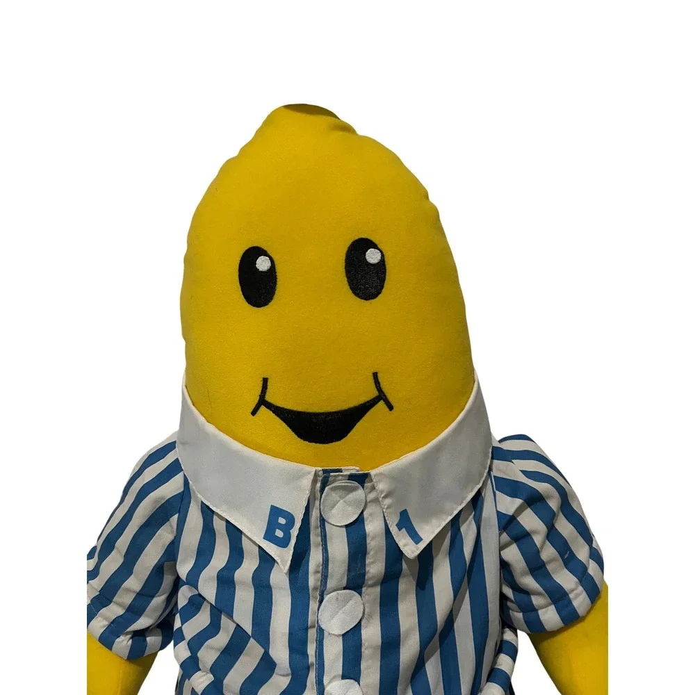 Vintage RARE Bananas in Pajamas B1 Plush 2.5 ft Tall Large Stuffed‎ Toy Strip